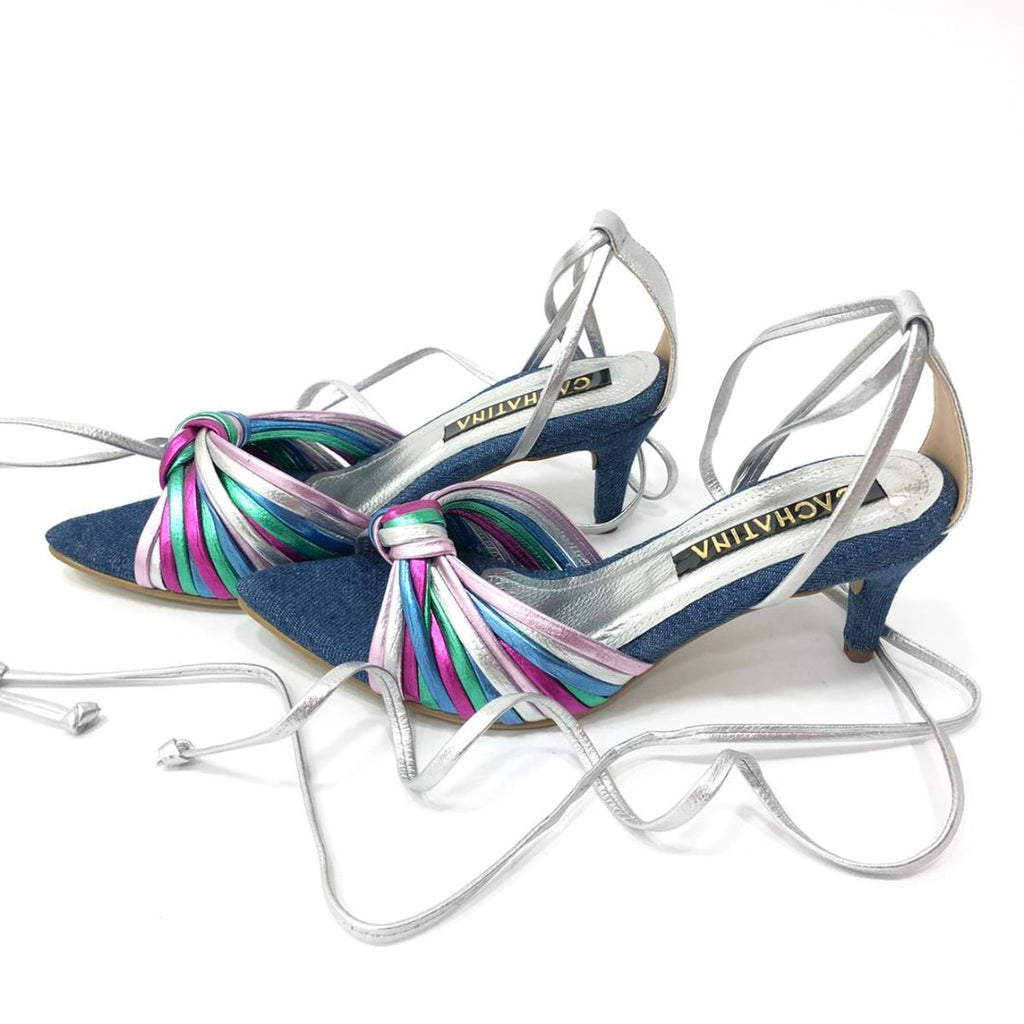 TACÒN - JAIDARIA STORE - 5.5 - JEAN NEUTRO X COLORES - CALZADO CACHATINA