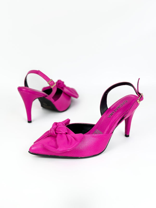 EVE- FUCSIA FUERTE- ESTILETO- TACON 7.5 (10CM) - ESTILETO MUJER - CALZADO CACHATINA