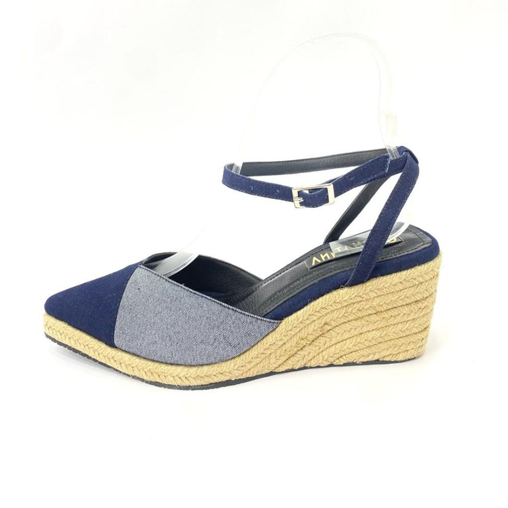 PLATAFORMA - EVOLET - 5.5 -  JEAN OSCURO X PALIDO - CALZADO CACHATINA